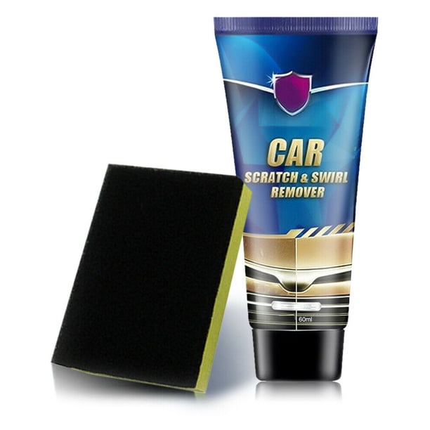 Muyoka Reparación de arañazos de coche Cera de pulido Eliminador de arañazos de coche Crema Mantenimiento de automóviles Limpiador de remolinos de coche Kit de reparación de arañazos de pintura de veh Muyoka Hogar