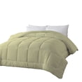thumbnail image 1 of BedTreat Down Alternative Comforter with Corner Tabs - All Season Quilted Twin Size 240 GSM Light Green Comforter, Machine Washable Microfiber Bedding, 1 of 7