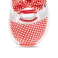 thumbnail image 4 of Disney Girls Toddler Shoes, Casual Dotted Velcro with Lace Minnie Mouse Sneakers for Kids Red - 9, 4 of 5