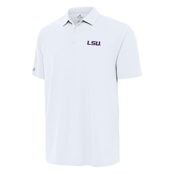 Men's Antigua White LSU Tigers Era Polo