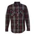 thumbnail image 1 of Burnside B8202 - Camisa a cuadros de manga larga, roja/negra, pequeña BURNSIDE 8202, 1 of 1