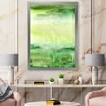 thumbnail image 3 of Designart 'Pastel Abstract With Beige and Dark Green & Spots' Modern Framed Art Print, 3 of 4