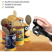 Can Opener, Can Opener Smooth Edge Manual, No Sharp Edges Can Opener Manual, Ergonomic Smooth Edge, Handheld With Soft Grips, Professional Ergonomic Can Opener for Kitchen & Restaurant