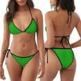 thumbnail image 3 of Balery Green Pijama Estampado Bikini de Dos Piezas para Mujer - Conjunto de Bikini Ajustable Sexy y Cómodo para Playa, 3 of 6