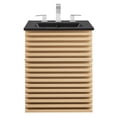 thumbnail image 2 of Render 18" Wall-Mount Bathroom Vanity-EEI-5390-CHA-BLK, 2 of 4