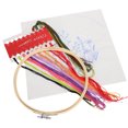 thumbnail image 3 of Zerodis Crossed Stitch Kit, Easy To Install Embroidery Kit, Clothing Cutting Fabrics Positioning For DIY Sewing, 3 of 8