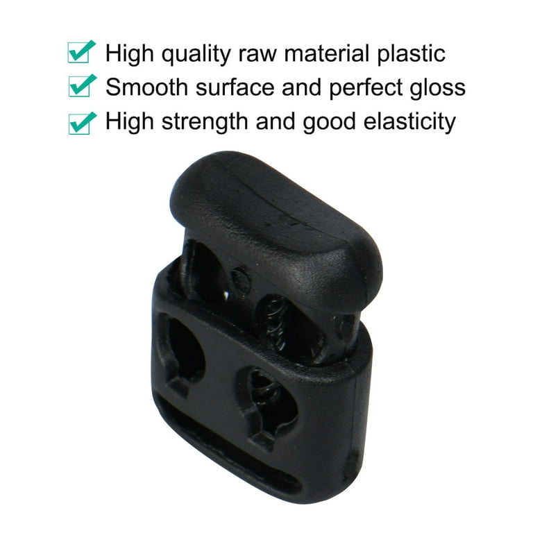 Unique Bargains 8 Pcs Spring Cord Lock Plastic Cord