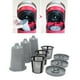 thumbnail image 5 of 3 cápsulas K reutilizables, fáciles de usar, rellenables, filtros de café individuales, taza reutilizable gris, 5 of 9
