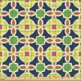 thumbnail image 2 of Ambesonne Geometrical Fabric by the Yard Upholstery, Vintage Mosaic Folk, 10 Yards, Multicolor, 2 of 5