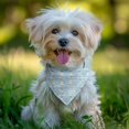 thumbnail image 2 of Dog Bandana 1 Pack,Blue Christmas Tree Pattern Bandanas for Dogs,Cat Bandana,Small/ Large Dog Bandana 2 Size,Dog Bandanas Girl Boy, 2 of 6