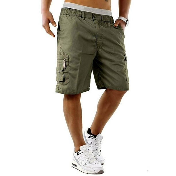 Wassery Mens Hiking Cargo Shorts Lightweight Quick Dry Casual Shorts ...