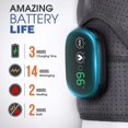 thumbnail image 3 of Heated Shoulder Wrap With Massage, Electric Shoulder Heating Pad, 3 of 5