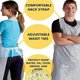 thumbnail image 3 of 100pcs/set Transparent Easy Use Kitchen Aprons For Women Men Kitchen Cooking Apron New White Disposable Cleaning Apron, 3 of 5