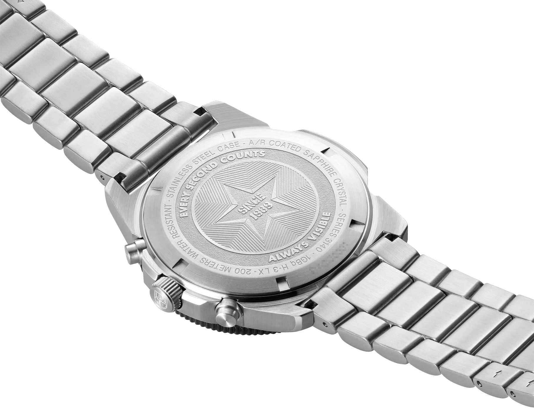 Men's Luminox Pacific Diver Chronograph Steel Swiss Watch XS.3142