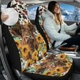 thumbnail image 3 of Uorisanigo Front Seat Covers, Car Seat Covers for Front Seats, Soft Highland Cow Print Cover for Cars, Washable Seats Cover Universal Fit for Most Cars SUV Trucks (2 Pieces), 3 of 7