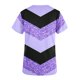 thumbnail image 4 of Puntoco Liquidación de blusas cortas para mujer, moda informal para mujer, cuello en V, estampado, manga corta, bolsillo, vestido de enfermera, 4 of 5