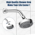 thumbnail image 2 of Brazo de ducha Rulnfichy de 20 cm cromado para montaje en pared, 2 of 7