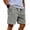 Light Gray, variant on Dwelliawo Corduroy Shorts for Men Casual 9 Inch Inseam Shorts Lightweight Elastic Waist Drawstring Summer Beach Pants Army Green 2xL