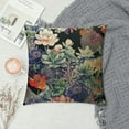 thumbnail image 2 of PRATYUS Summer Tropical Succulent Plants Pillow Case Decorative Oil Painting Bonsai Cushion Cover Square Throw Pillow Covers Sofa Car Decoration 22x22in, 2 of 5