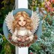 thumbnail image 4 of Colgante de pintura de diamante Wdftyju de un solo lado Angel Girl, 4 of 9