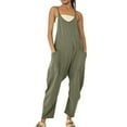 thumbnail image 1 of GZWYHT Jumpsuits for Women Overalls for Women Womens Casual Summer Jumpsuit Comfortable Strap Loose Jumpsuit Jumpsuit For Women Rompers for Women Womens Rompers for Summer GN2 XXL, 1 of 4