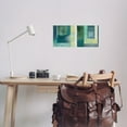 thumbnail image 2 of Stupell Industries Asymmetrical Soft Abstract Shapes Blue Green Yellow Wall Plaque by Brent Nelson, 2 of 5