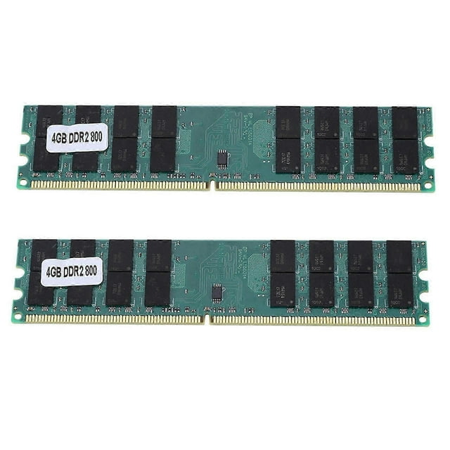2X 4Gb 4G Ddr2 800Mhz Pc2-6400 Computer Memory Ram Pc Dimm 240-Pin Compatible Amd Platform for Amd