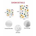 thumbnail image 7 of Spring Butterfly Dragonfly Kitchen Dish Towels for Drying Dishes Set of 3, Botanical Floral Colorful Waffle Weave Microfiber Hand Tea Bathroom Towels Quick Dry & Absorbent Towel 15.7x23.6, 7 of 7