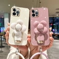thumbnail image 2 of Funda giratoria con soporte de molino de viento, cubierta chapada en oro para iPhone 15 Pro Max 14 13 12 11 Pro Max XR X XS 7 8 Plus 6S, 2 of 4