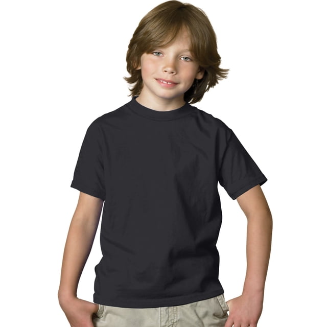 Hanes T-Shirt Lourd pour Garçon 5,2 oz COMFORTSOFT, TP, Lime
