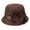 Brown, variant on Summer Sales Under $ 2 Women Vintage Floral Bucket Hat Linen Sun Protection Cloche Bowler Hat Elegant Church Wedding Fedoras Fascinator Hat