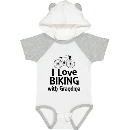 

Inktastic Biking with Grandma Cycling Gift Baby Boy or Baby Girl Bodysuit