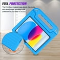 thumbnail image 3 of SUPNICE Handle Kids Case for New iPad 11-inch (A16) 2025 / iPad 10th Generation 2022(10.9 inch) with Built-in Screen Protector, Rugged Full Body Protective Cover for iPad 10/11 Gen,Blue, 3 of 9