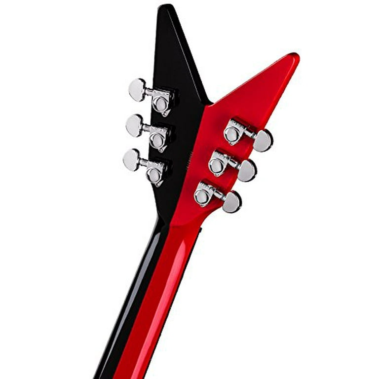 Dean Michael Schenker Retro Electric Guitar - Red/Black - Walmart.com