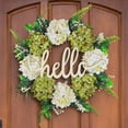thumbnail image 5 of Esaierr Fall Spring Handmade Hello Wreath for Wreaths for Front Door,Indoor Outdoor Decor for All Seasons Holiday Housewarming Gift Home Decoration, 5 of 5