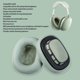 thumbnail image 5 of Almohadillas de repuesto para oreja de cuero proteico, espuma viscoelástica, suaves y transpirables, almohadillas para los oídos para IOS MAX, 5 of 8