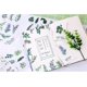 thumbnail image 2 of 12 Sheets Stickers, Green Plant Leaves Flowers, Photo Album Diy Decoration For Diary Scrapbooking, 2 of 5