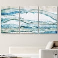 thumbnail image 2 of wall26 Canvas Print Wall Art Set Blue Tan Watercolor Landscape Abstract Shapes Illustrations Modern Art Bohemian Decorative Multicolor for Living Room, Bedroom, Office - 24"x36"x3 Panels, 2 of 5