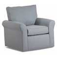 thumbnail image 2 of Carolina Accents Belle Meade Swivel Arm Chair, 2 of 6