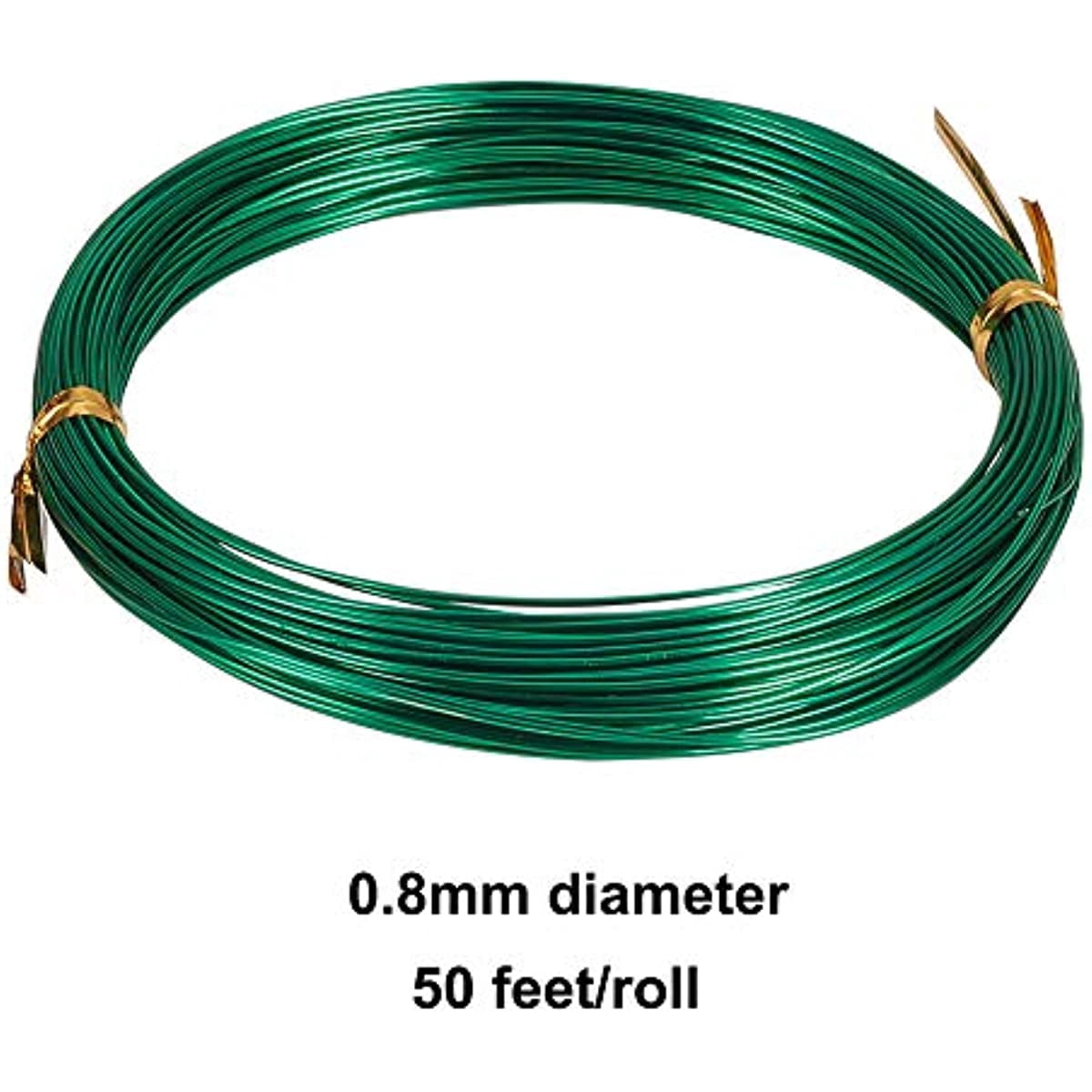 10Colors 650 Feet Aluminum Wire 12 15 18 20 Gauge Bendable Metal Craft Wire Flexible Sculpting Beading Wire for DIY Wrapped Jewelry Manual Arts Making Rainbow Projects