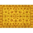 thumbnail image 1 of Ahgly Company Indoor Rectangle Abstract Yellow Modern Area Rugs, 5' x 8', 1 of 4