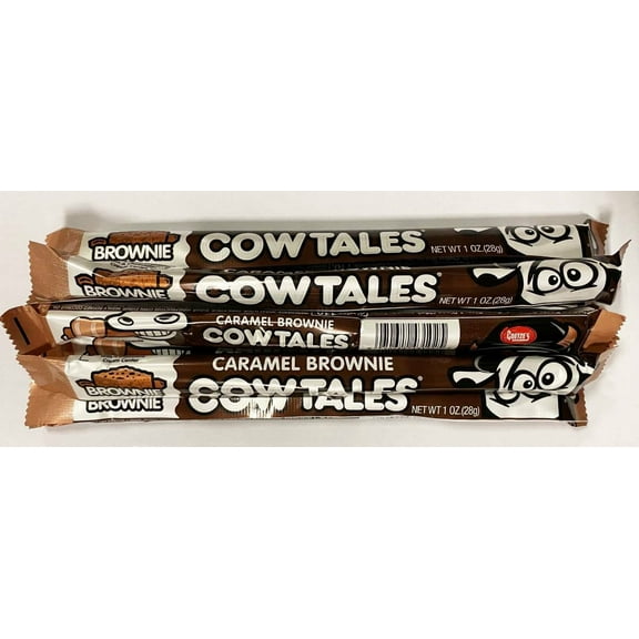 Goetze's Cow Tales Caramel Brownie - 10 Count - 1oz Cow Tales - FREE SHIPPING