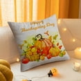 thumbnail image 2 of Qocolhg Fall Pillow Covers 17.7x17.7 Inch Pumpkin Throw Pillow Covers Square Polyester Pillowcase Halloween Decor Pillow Covers Seasonal Autumn Thanksgiving Harvest Decoration for Home Sofa Couch, 2 of 7