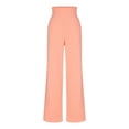 thumbnail image 5 of RYRJJ Lounge Yoga Pants for Women Low Waisted Wide Leg Sweatpants Flare Leggings Bell Bottoms Y2K Bootcut Pants(Pink,S), 5 of 7