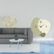 thumbnail image 2 of Servilletero,Servilletero Soporte para pañuelos de papel de mesa,Reloj de pared,Reloj de pared silencioso Reloj de pared nórdico Decoración del hogar,Relojes decorativos para, 2 of 8