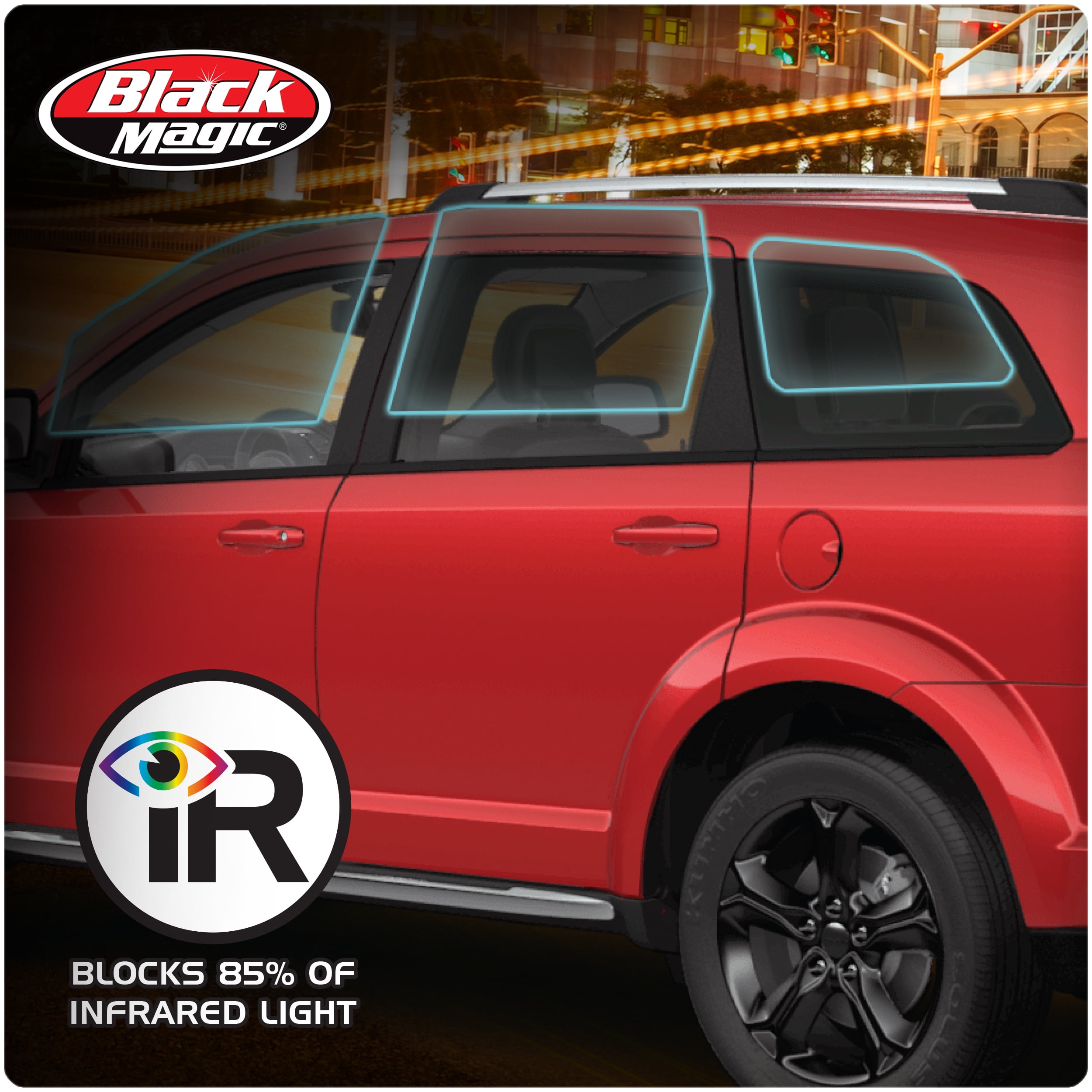BlackMagic Nano Ceramic Professional Window Tint Film, 20% VLT