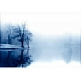thumbnail image 3 of Hausenflock, Alan 24x17 Black Modern Framed Museum Art Print Titled - Fog on the Lake III, 3 of 5