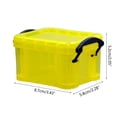thumbnail image 5 of SDFGTstore Mini Plastic Storage Box with Locking Lid Clear Plastic Organizer for Art Crafts, 5 of 20