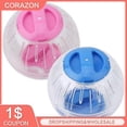 thumbnail image 2 of Pet Hamster Guinea Pig Exercise Running Ball Play Gyro Toy Plastic Funny Cp10, 2 of 5