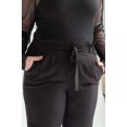 thumbnail image 2 of Ragstock Black Paper Bag Pants (Extended Sizes), 2 of 4